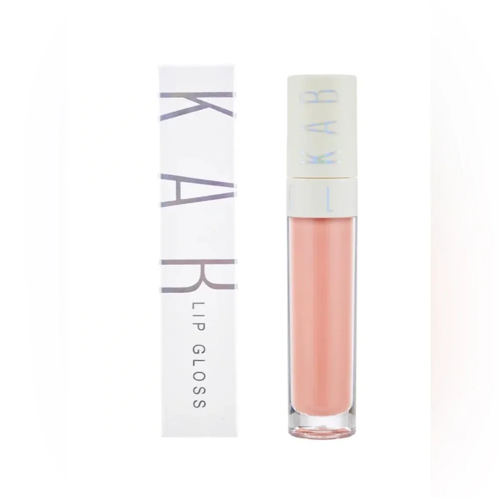 Peach Pink Lip Gloss Balm - Hydrating Sheer Shine